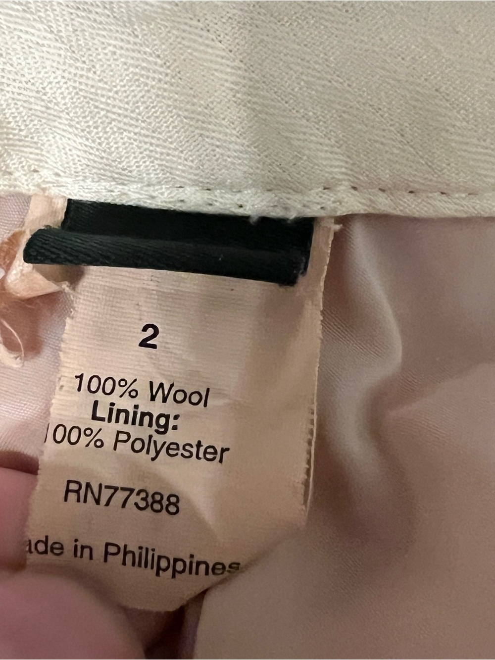 J.Crew Orange Wool Favorite Fit Trousers Size 2 - Picture 6 of 7